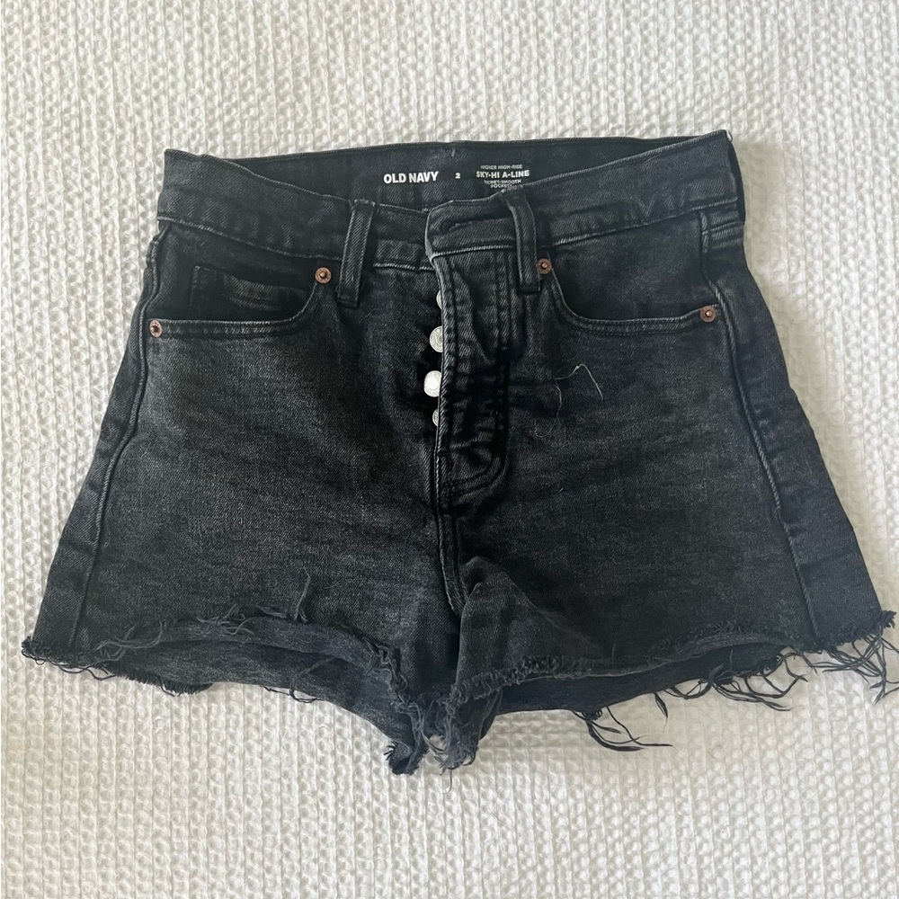 Old Navy Black Jean Shorts.